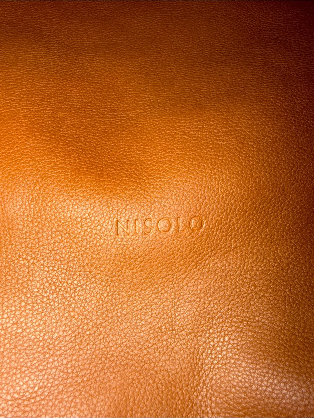 Nisolo Cognac Leather Tote with Double Handles - Picture 2 of 3